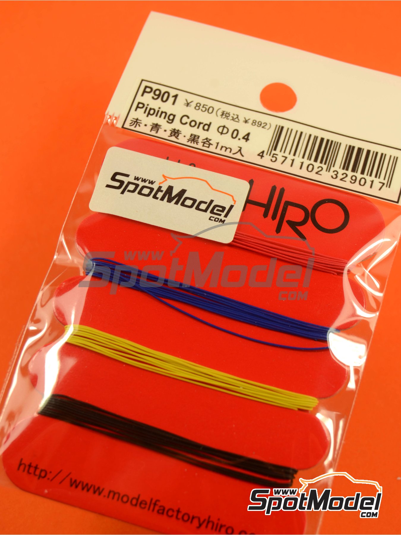 Model Factory Hiro P901: Piping cord 1/20 scale - Piping cord 0.4